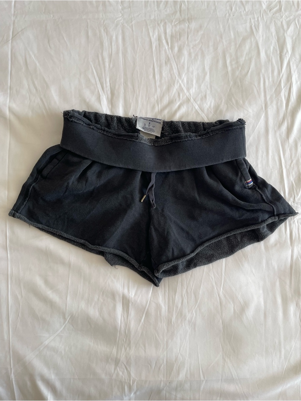 Women's Black Drawstring Lounge Shorts